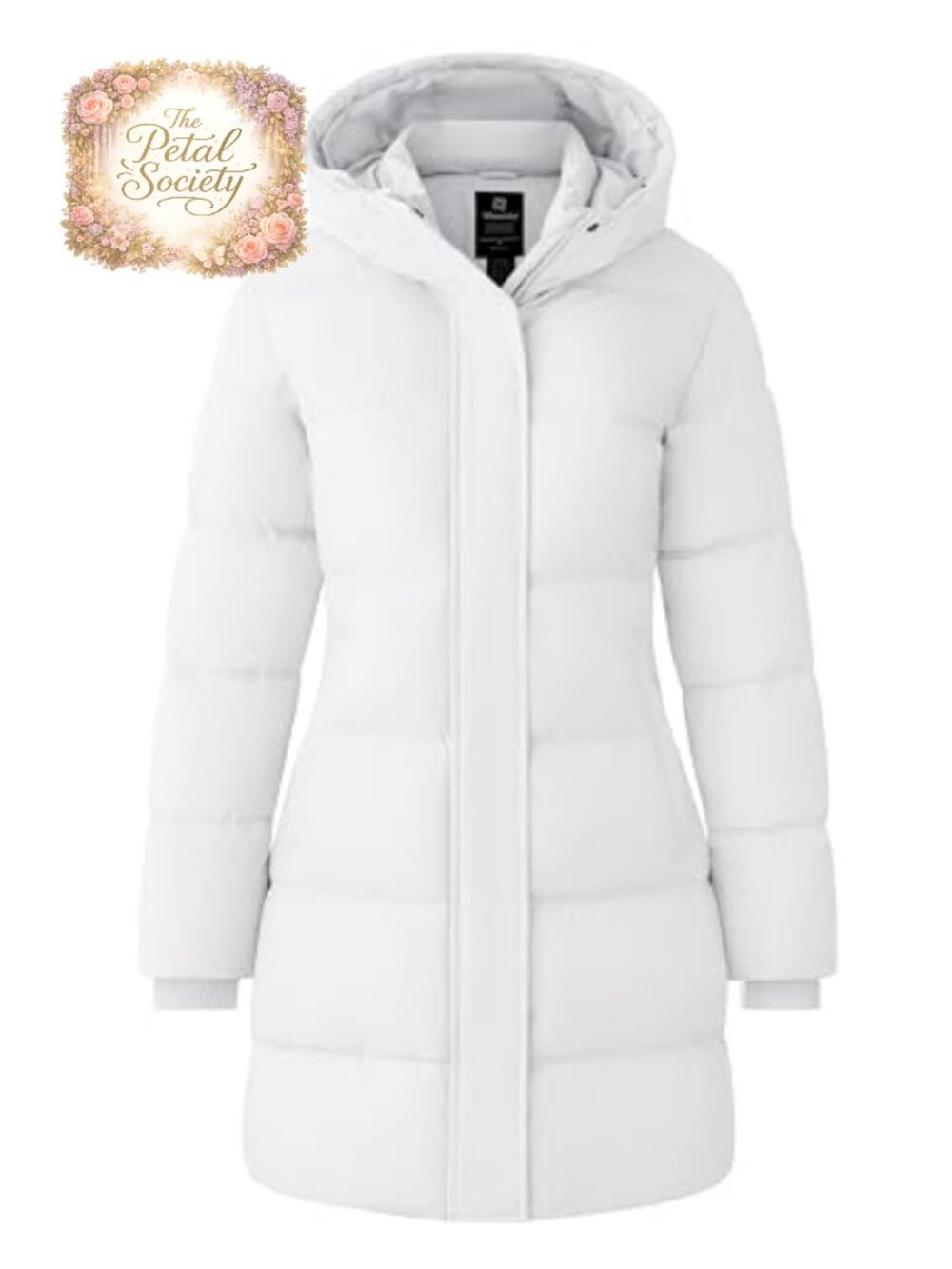 Women's Long Puffer Parka Quilted Winter Coat with Hood
